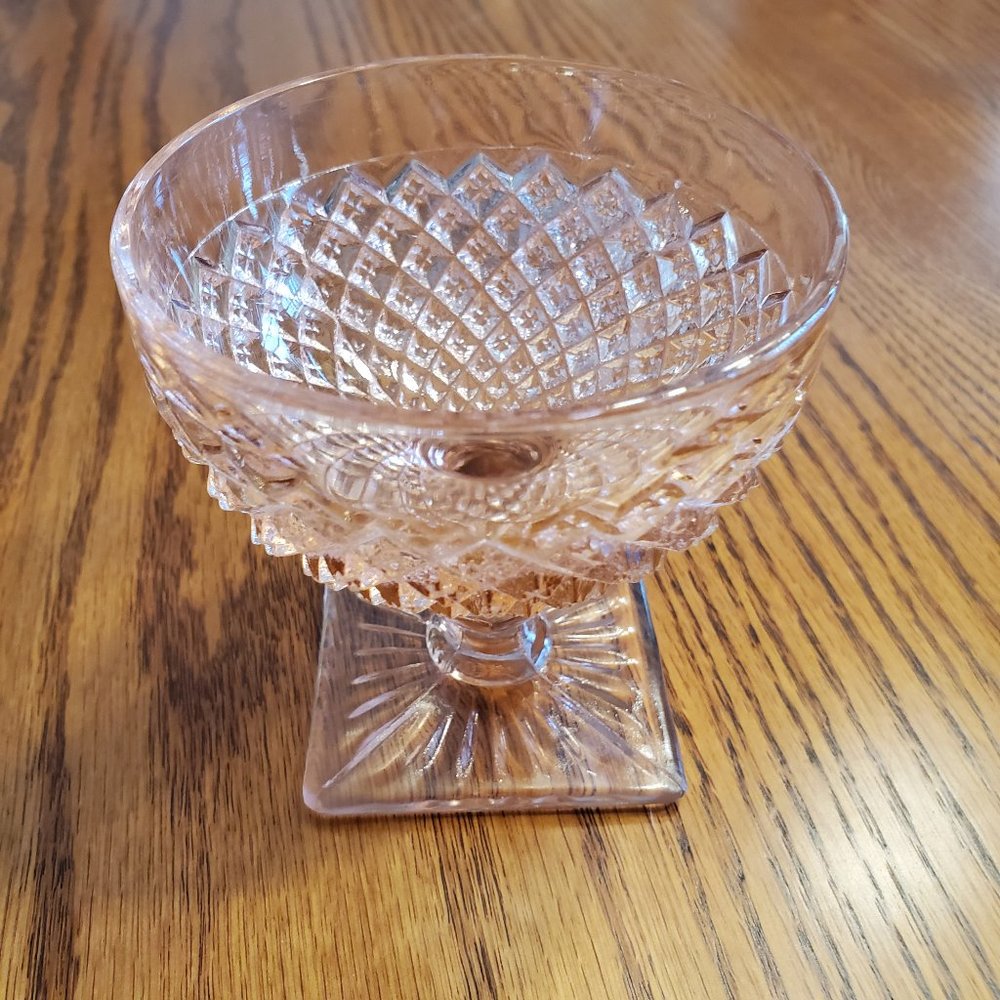 Vintage Depression Glass Hocking Miss America Pink Sherbet